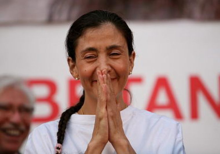 Ingrid Betancourt fue liberada el 2 de julio pasado en Colombia tras seis años secuestrada por las FARC. Foto: EFE