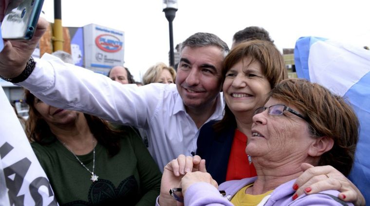 Bullrich refuerza su campaña en la provincia de Buenos Aires rumbo a octubre. Foto: NA
