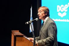 Rodolfo Suarez Suarez inicia el ciclo lectivo 2021 Foto: Alfredo Ponce