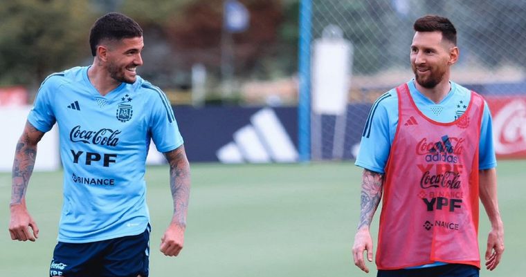 El mediocampista es uno de los que más se entiende con el 10.