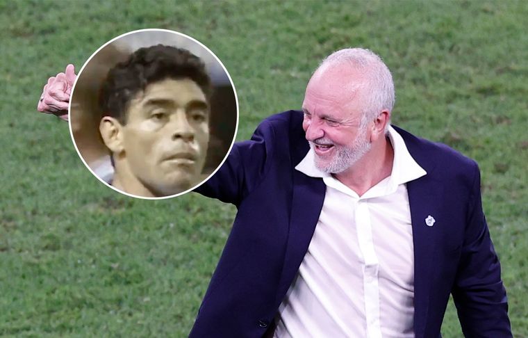 Graham Arnold El recuerdo Maradoneano del DT de Australia.