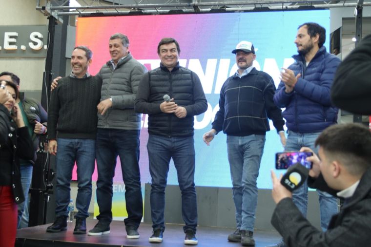 Otros tiempos, cuando salieron segundos en las elecciones del 2023. Foto: Santiago Tagua / MDZ