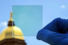 El revestimiento bloquea la luz ultravioleta e infrarroja que genera calor y permite la entrada de luz. Foto: Dpa.