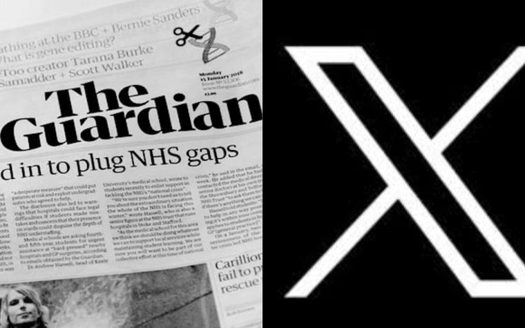 The Guardian es un medio que inició en 1821. Foto: The Guardian y X