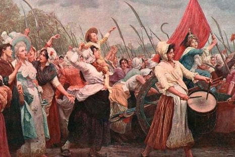 Los Días de Octubre o La Marcha de Octubre, cuando las mujeres marcharon hasta el palacio de Versalles. Foto: GETTY IMAGES