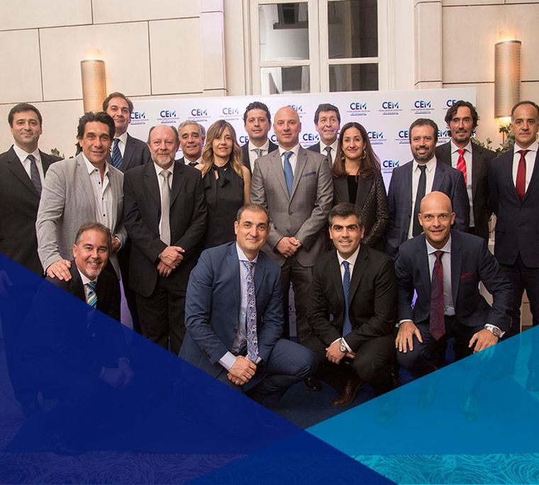 Los integrantes del Consejo Empresario Mendocino, tal cual figuran en la imagen de su página web.