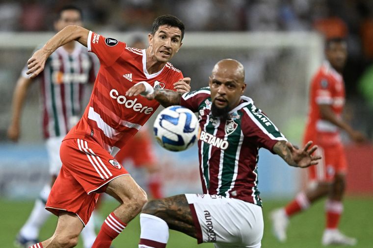 El FLu goleó a River en el Maracaná. Foto: Télam