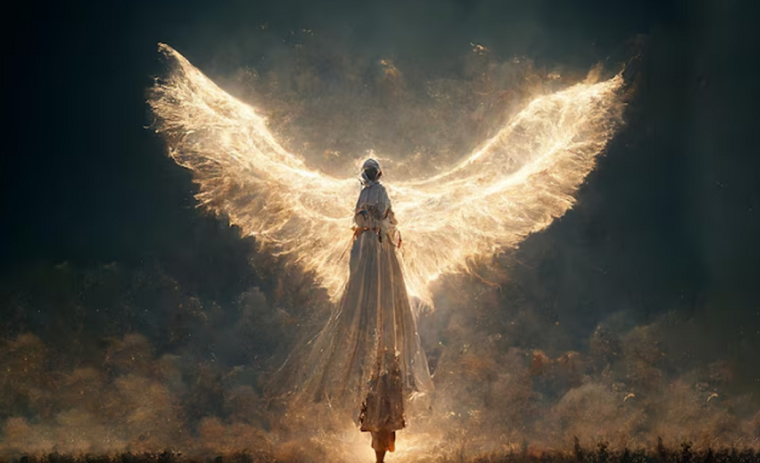 angel Llega con luz sanadora. Foto: Fuente: Freepik