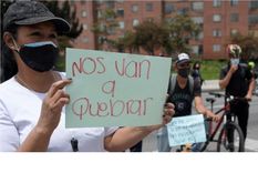 Esta semana hay protestas convocada en Colombia en contra de la reforma. Varios partidos ya han anunciado su rechazo. Foto: AFP