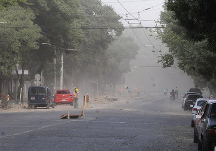 Vientos casi huracanados. Foto: Alf Ponce / MDZ