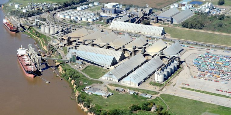 La droga fue secuestrada por Prefectura en un puerto de San Lorenzo, sur de Santa Fe Foto: Línea sindical