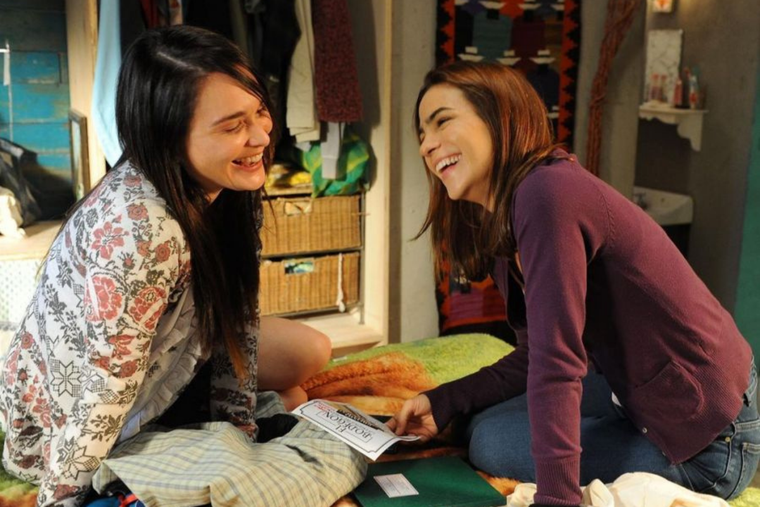 EL ACALORADO MOMENTO DE AGUSTINA CHERRI Y LALI GONZÁLEZ DURANTE LAS GRABACIONES DE LA 1-5/18