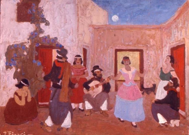 Las chinganas mendocinas tenían por escenario casonas de adobes, aleros y generosos patios de tierra Las chinganas mendocinas tenían por escenario casonas de adobes, aleros y generosos patios de tierra