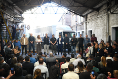 Axel Kicillof junto a Juan Grabois en Avellaneda.&nbsp;