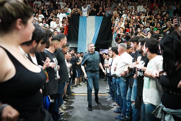 Máximo Kirchner se planta en la interna peronista. Foto: Prensa La Cámpora