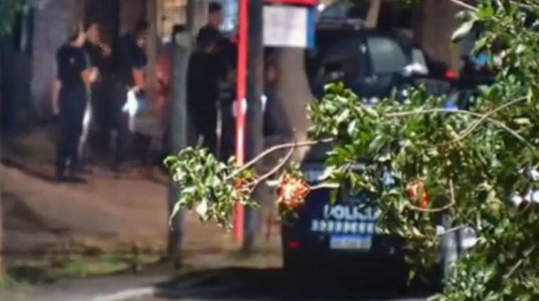 Las cámaras del CEO captaron el procedimiento policial en Luján de Cuyo.&nbsp;