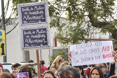 MDZol | Docentes reclamaron seguridad Foto: Prensa Amsafe