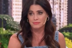 Pamela David protagonizó un blooper por un malogrado mensaje Foto: Captura de video América TV