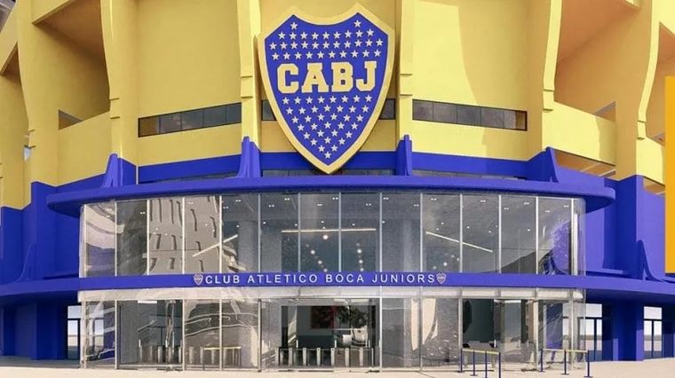 Así será el nuevo ingreso a la Bombonera. Foto: @Tato_Aguilera