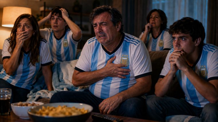 Imagen ilustrativa. Sufrir cada partido puede tener graves consecuencias en la salud.