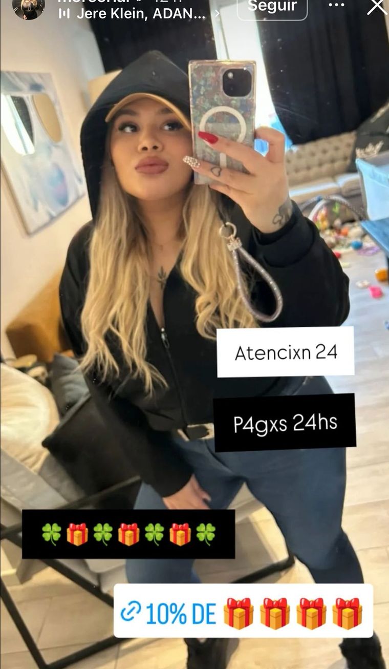 Morena Rial sigue promocionando casinos online en sus redes sociales, donde la siguen más de un millón de personas. Foto: Instagram Morena Rial sigue promocionando casinos online en sus redes sociales, donde la siguen más de un millón de personas. Foto: Instagram