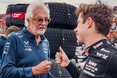 Franco Colapinto y Flavio Briatore, asesor general de Alpine.