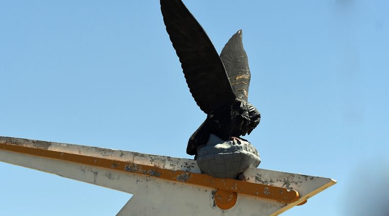 El Cóndor sin cabeza, tras la tormenta Foto: ALF PONCE MERCADO / MDZ