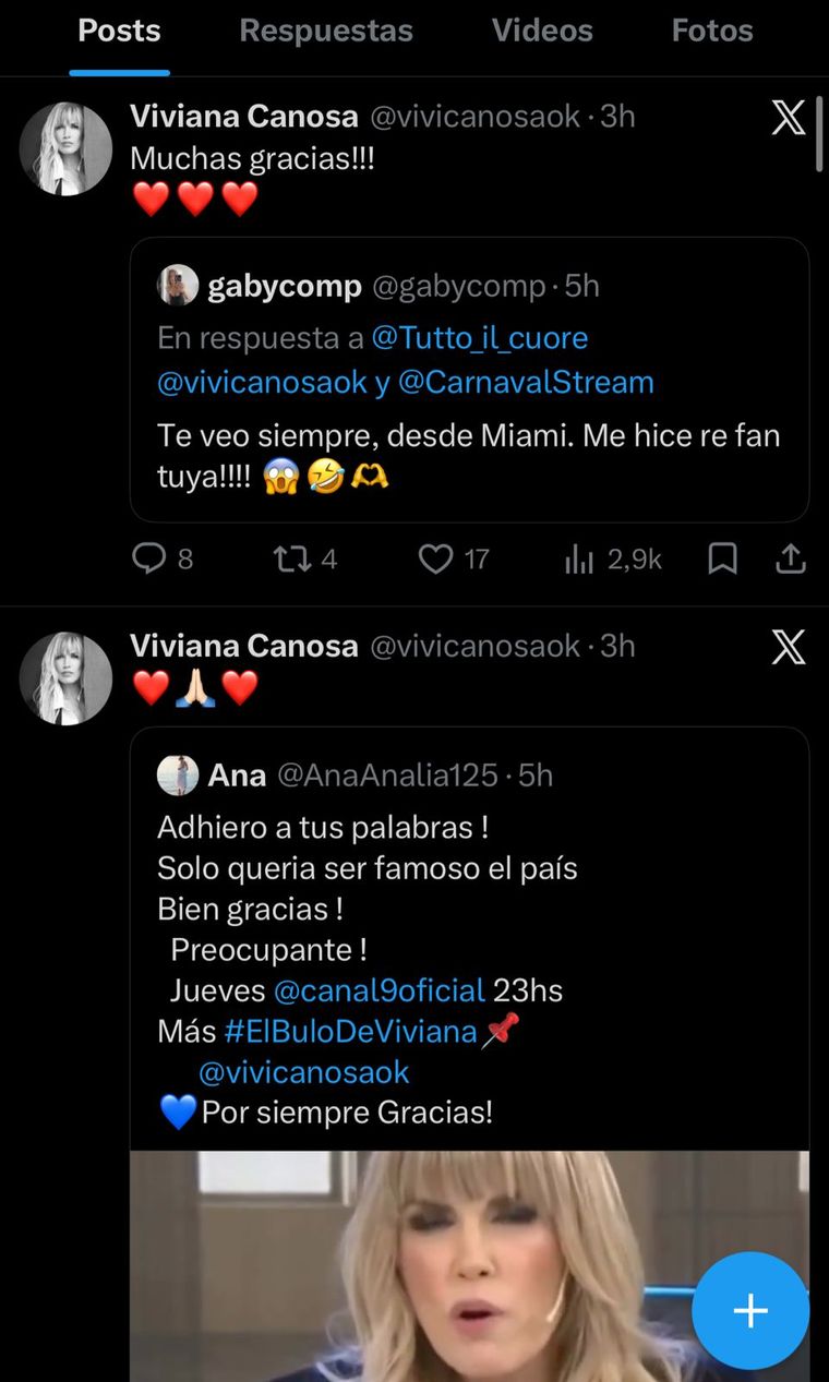 La conductora en redes. La conductora en redes.