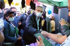 Alberto Fernández recorrió la feria de Avellaneda Foto: Gentileza