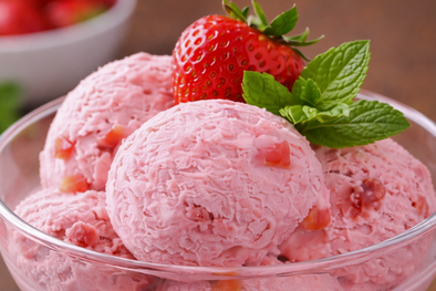 MDZol | Receta clásica de verano helado de frutilla cremoso