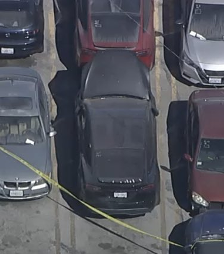 Tesla incautado, pertenecía a D4vd. Créditos: X / MatoriRodeo Tesla incautado, pertenecía a D4vd. Créditos: X / MatoriRodeo