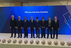 Tapia junto a la Comisión de Reglas de Juego. Foto: X