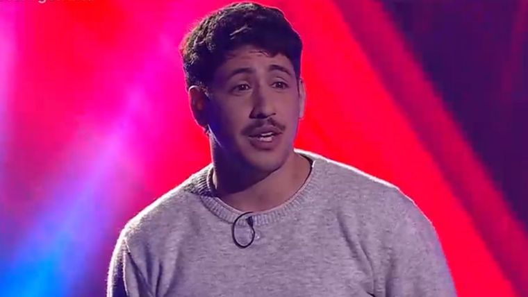El concursante eligió a Luck Ra. Foto: captura de video/ Telefe. 