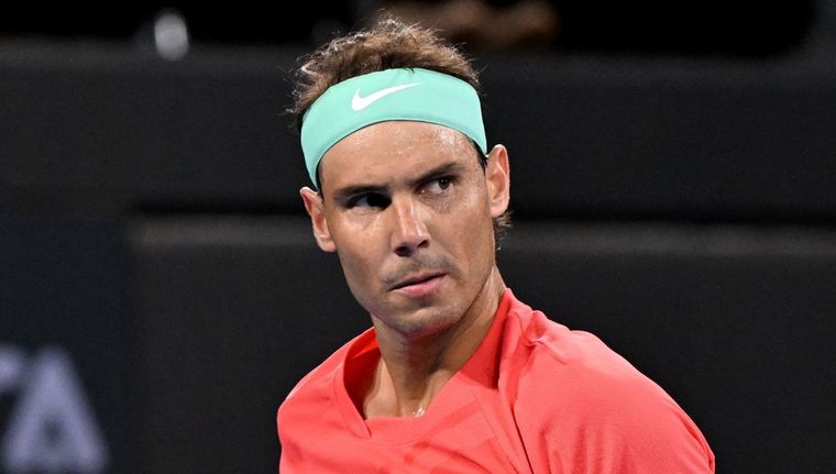 Nadal fue eliminado en Brisbane. Foto: @BrisbaneTennis