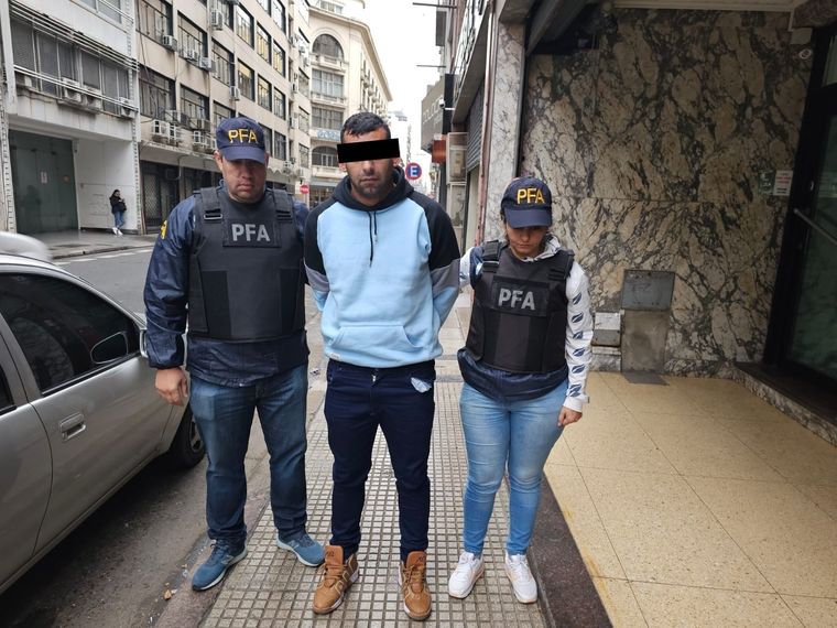 El hombre detenido por el asesinato Foto: Télam