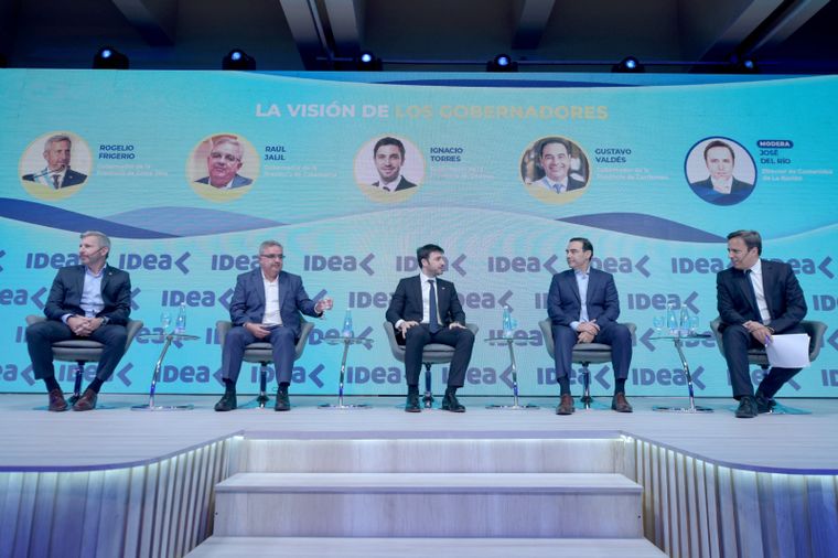 Los gobernadores en el Coloquio IDEA, en la edición 2024 en el Sheraton de Mar del Plata.
