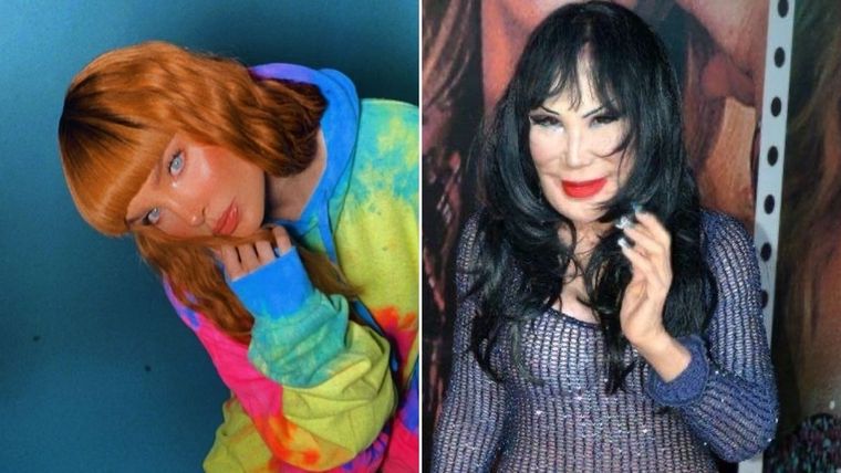 Belinda, Christian Nodal, Lyn May Fuente: Instagram Belinda y Lyn May