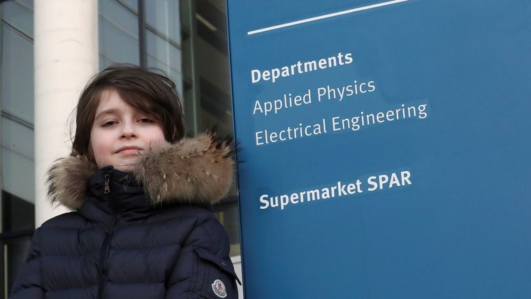 Laurent Simons, Eindhoven (Países Bajos), el 20 de noviembre de 2019.