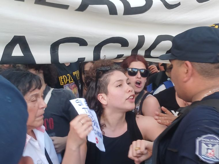 Hubo momentos de tensión, pero no incidentes. 