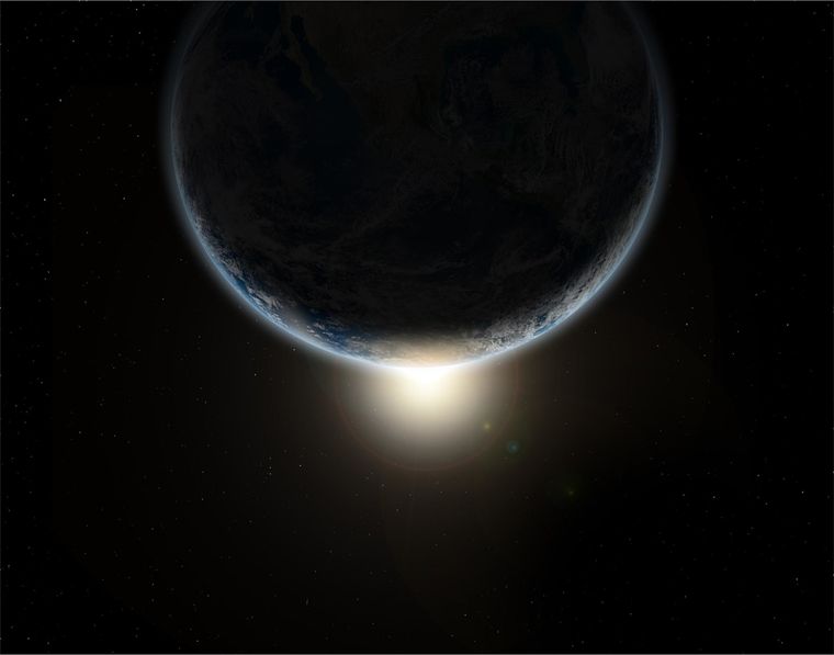 Cómo se las influencias de la Luna Negra en nuestro cielo. Foto: Freepik