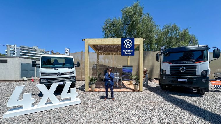 Volkswagen presentó su oferta de camiones y buses para la minería. 