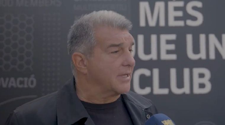 El presidente del Blaugrana habló tras la decisión que tomó el DT.