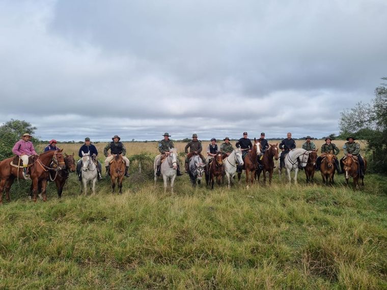Todas las fuerzas en Corrientes movilizadas por la búsqueda Foto: Gobierno de Corrientes