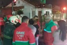 Por el accidente en Saavedra hubo cinco heridos. Foto: Captura de video