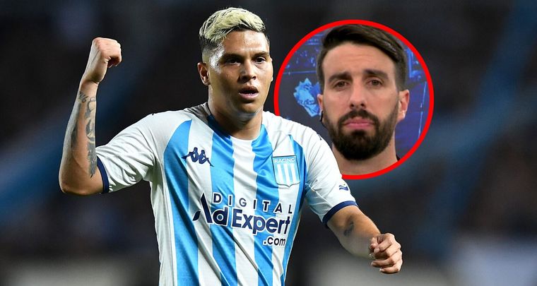 Juanfer Quintero y su palito a Azzaro. Foto: MDZ