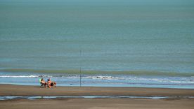 En este pueblo, las playas largas y la pendiente suave permiten disfrutar el mar con tranquilidad durante todo el verano. &nbsp;
