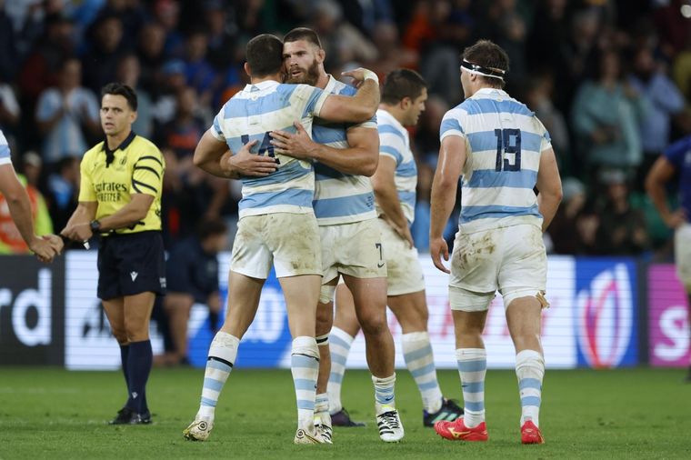 Los Pumas no brillaron pero pudieron ganar un duelo clave ante Samoa. Foto: EFE