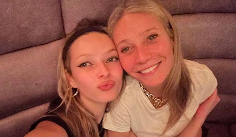 Gwyneth Paltrow junto a su hija mayor, Apple Martin.