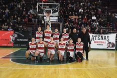 Atenas le ganó el tercer partido a San José y cortó las redes en la Federación de Box. Foto: Federación de Básquet de la Provincia de Mendoza.