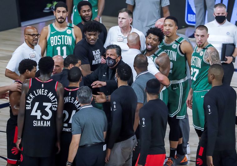 Boston Celtics Toronto Raptors Foto: EFE